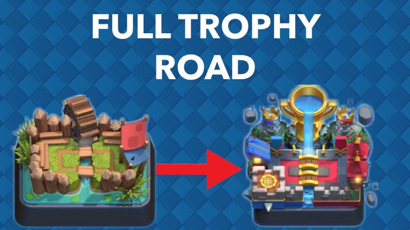 trophy road clash royale